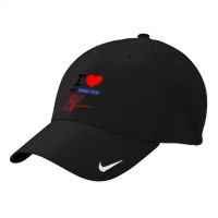 English Bf  I Love My English Boyfriend Nike Dri-fit Cap | Artistshot