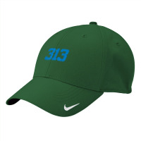 Detroit 313 Area Code   Grit   Sports Fan   Detroiter Fan T Shirt Nike Dri-fit Cap | Artistshot