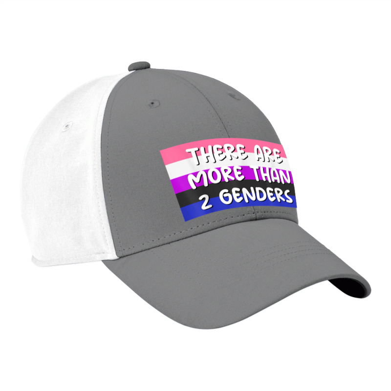 There Are More Than 2 Genders Genderfluid Flag Omnisexual Nike Dri-FIT Cap by Amenity | Artistshot