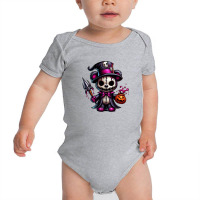 Teddy Bear Skull Party - Halloween Day Baby Bodysuit | Artistshot