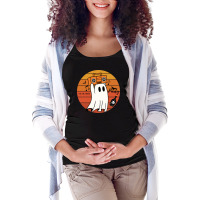 Halloween Party You Are Invited Retro Funny Ghost Maternity Scoop Neck T-shirt | Artistshot