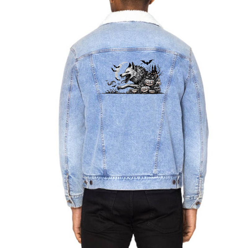 Halloween Day Unisex Sherpa-lined Denim Jacket | Artistshot