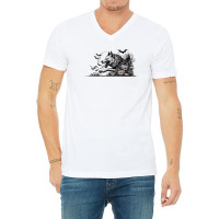 Halloween Day V-neck Tee | Artistshot