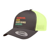 Husband Dad Gard Games Legend Retro Trucker Cap | Artistshot