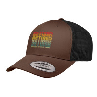 Retired Unstressed Refreshed Inspired Retirement Gift T Shirt Retro Trucker Cap | Artistshot