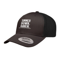 Simmer Down Karen You Cant Speak To Manager Karen Slang Retro Trucker Cap | Artistshot