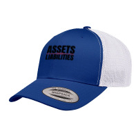 Assets Over Liabilities For Accounting And Accountant Long Sleeve T Sh Retro Trucker Cap | Artistshot