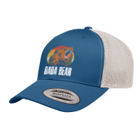 Dada Bear Camping Lover Daddy Father's Day Camping Trip T Shirt Retro Trucker Cap | Artistshot