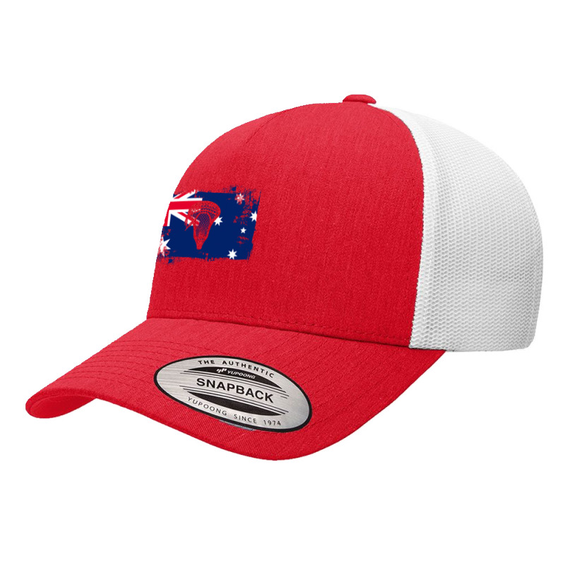 Lacrosse Flag With Stickhead - Australia Yupoong Trucker Cap by JolenePender | Artistshot