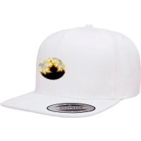 Eclipse Flower Pop Socket 5 Panel Snapback Cap | Artistshot