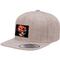 Bjork - Biophilia Album 5 Panel Snapback Cap | Artistshot