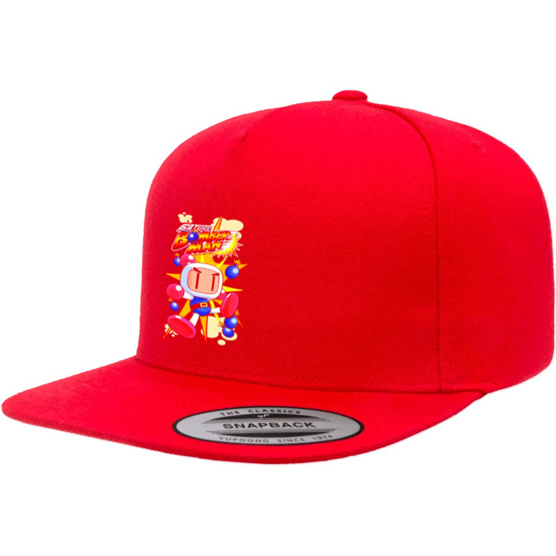 Saturn Bomberman 5 panel snapback cap by cm-arts | Artistshot