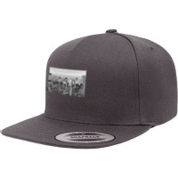 Friends Cast On Skyscraper 5 Panel Snapback Cap | Artistshot