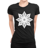 Mandala Art T  Shirt Mandala Magic Circle T  Shirt Ladies Fitted T-shirt | Artistshot