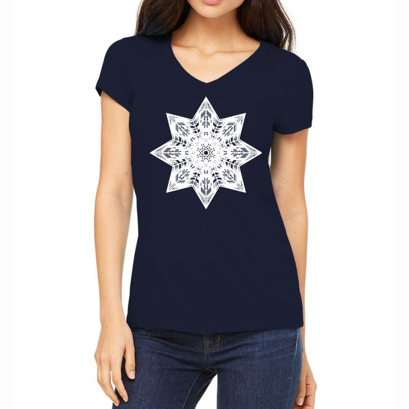 Mandala Art T  Shirt Mandala Magic Circle T  Shirt Women's V-Neck T-Shirt by celebrityforth | Artistshot