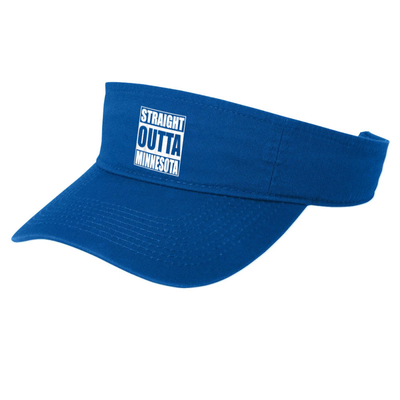 Straight Outta Minnesota Patriotic Minnesota State Fashion Visor | Artistshot