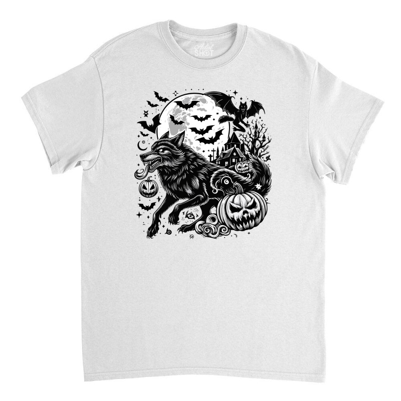 Wolf Halloween Classic T-shirt | Artistshot