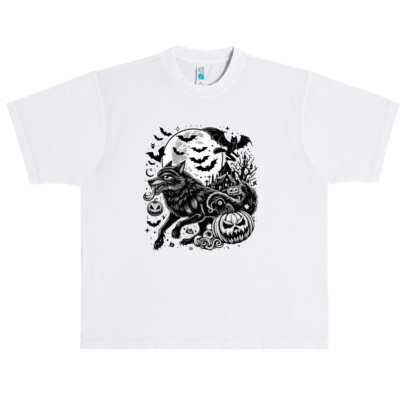 Wolf Halloween Urban Heavy T-shirt | Artistshot