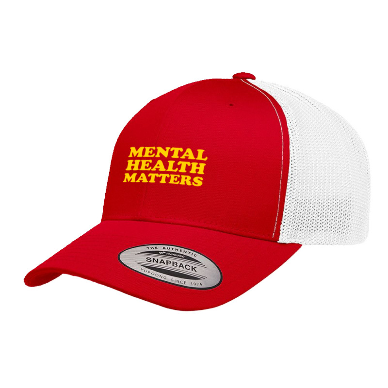 Mental Health Matters Retro Trucker Cap by cm-arts | Artistshot