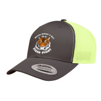 Beautiful Tiger Never Bring A Bat To A Tiger Fight Zombie Lovers Shirt Retro Trucker Cap | Artistshot