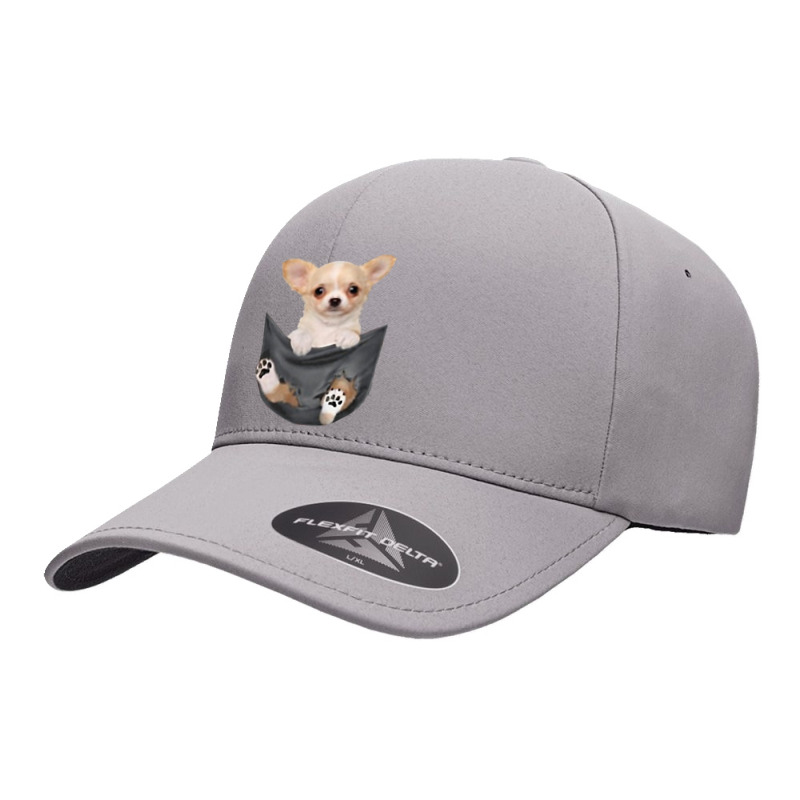 Funny Chihuahua In Your Pocket For Dogs Lovers Seamless Cap by cm-arts | Artistshot