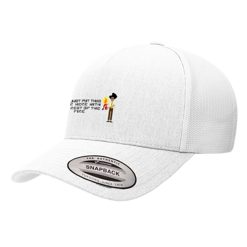 The I.t Crowd Fire Extinguisher Yupoong Trucker Cap by TIMOTHYLAVINE | Artistshot