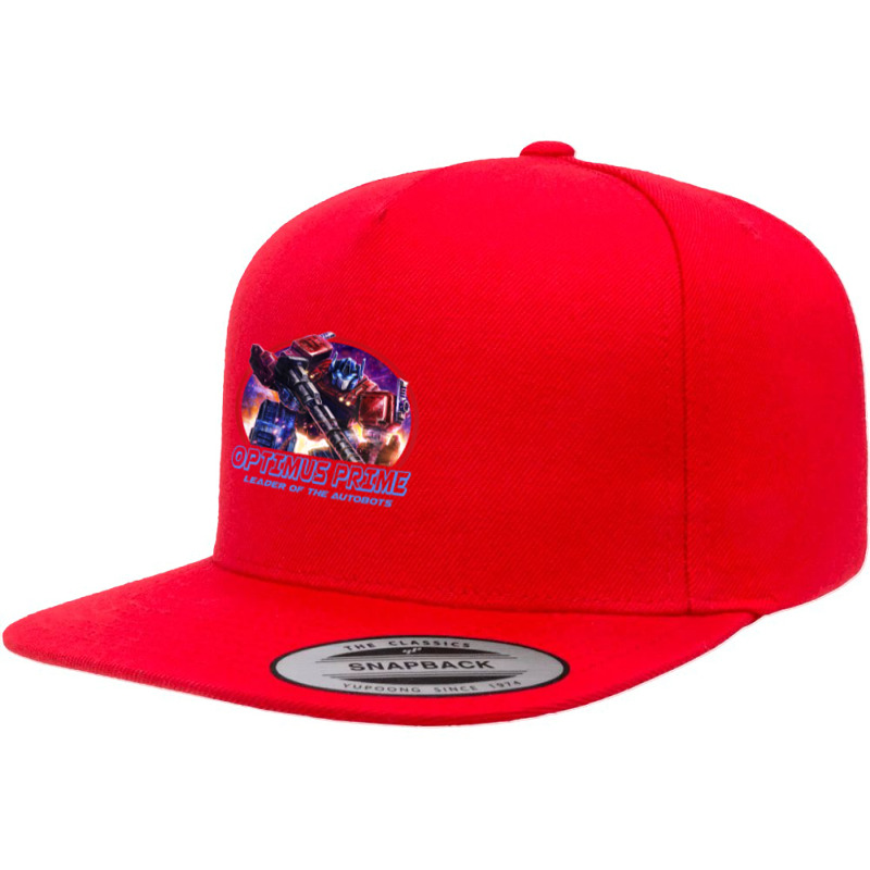 Transformers War For Cybertron Optimus Prime Leader 5 panel snapback cap by PhamThinh | Artistshot