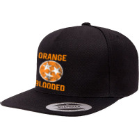 Tennessee Fan Orange Blooded Vol Sports Fan State Flag Tn Tank Top 5 Panel Snapback Cap | Artistshot