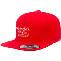 Womens Ensenar Es Lo Mio Playera Bilingual Spanish Teacher 5 Panel Snapback Cap | Artistshot