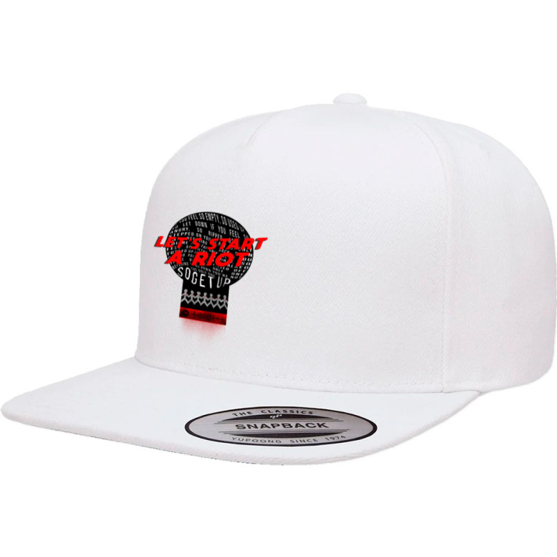 Let_s Start A Riot! Remastered 5 Panel Snapback Cap | Artistshot