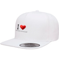 I Love Jintara Poonlarp 5 Panel Snapback Cap | Artistshot