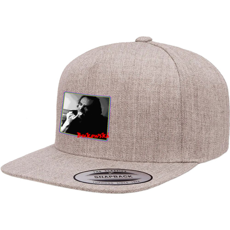 Bukowski Aesthetic 5 Panel Snapback Cap | Artistshot