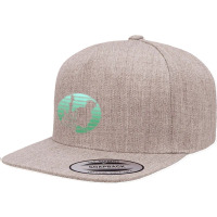 Guitar Gift Guitarist Musical Instrument 5 Panel Snapback Cap | Artistshot