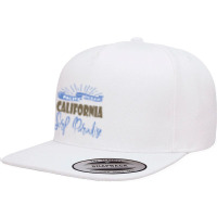 Pacific Ocean California Surf Paradise 5 Panel Snapback Cap | Artistshot