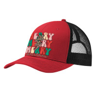 Merry Christmas Lightning Bolt Leopard Plaid Xmas Men Women Pa Trucker Cap | Artistshot