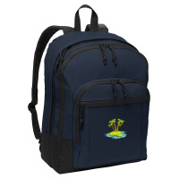 Mini Calm Island 1 Basic Backpack | Artistshot