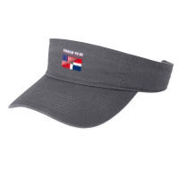 Proud To Be Dominican And American Flag July 4th Fashion Visor | Artistshot