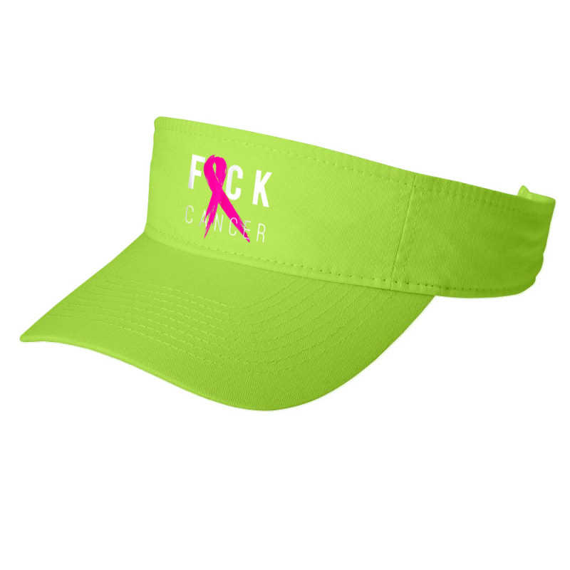 Fuck Cancer Fashion Visor by Outpost | Artistshot