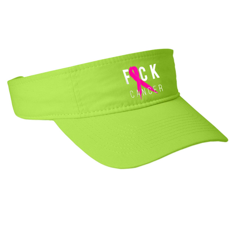 Fuck Cancer Fashion Visor by Outpost | Artistshot