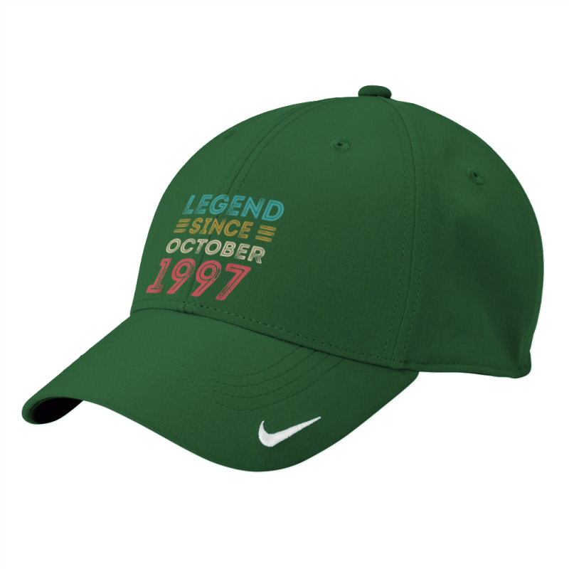 25 Year Old Legend Since October 1997 25th Birthday Vintage Nike Dri-fit Cap | Artistshot