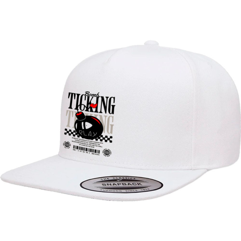 Bomb Ticking 5 panel snapback cap by New Nice Shirt | Artistshot