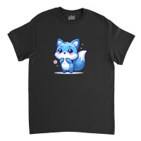 Cute Blue Fox Classic T-shirt | Artistshot