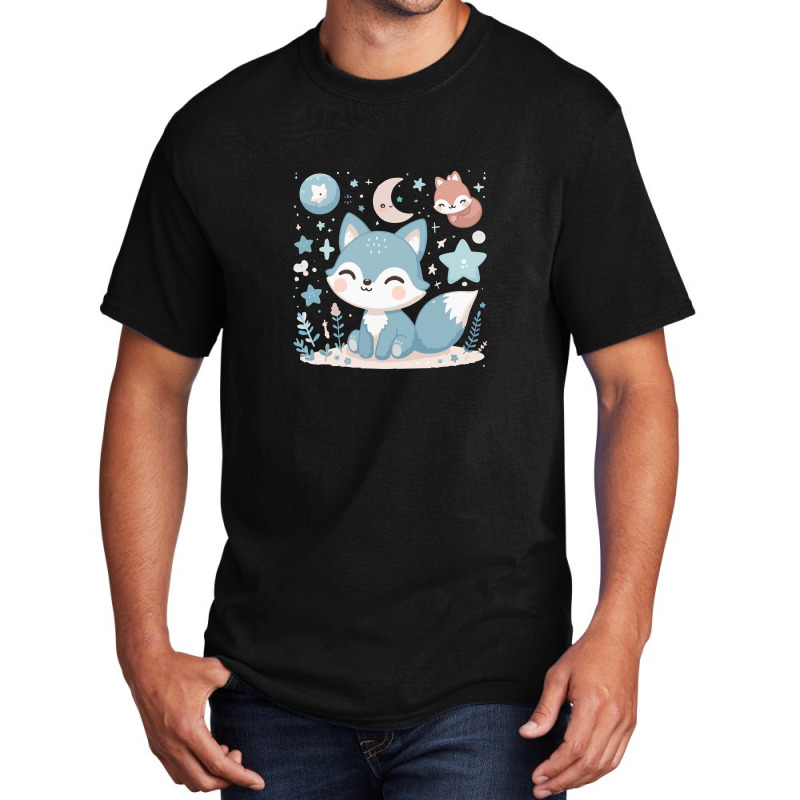 Cute Fox Basic T-shirt | Artistshot