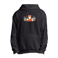 Orange Fox Urban Pullover Hoodie | Artistshot