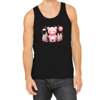 Bear Pink Cute Tank Top | Artistshot