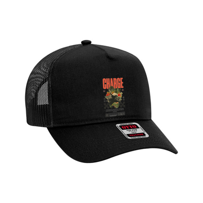 Thunderous Charge Mesh Back Trucker Hat by New Nice Shirt | Artistshot