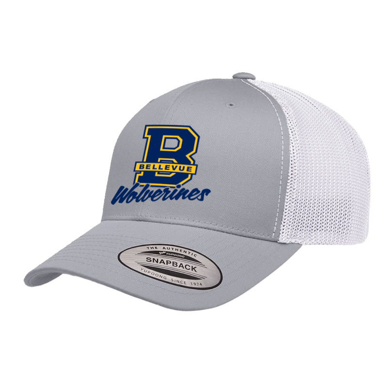 Bellevue High School Vectorized Vectorized Retro Trucker Cap by Bafort | Artistshot