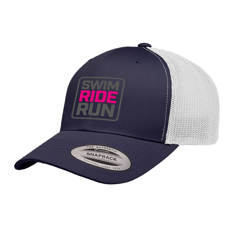 Swimriderun  Pink Retro Trucker Cap by cm-arts | Artistshot