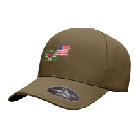 Dominica Usa Dominican American Flag Pullover Hoodie Seamless Cap | Artistshot