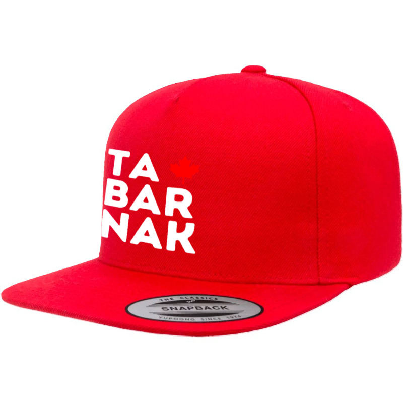 Tabarnak French Canadian Language Flag Canada Maple Leaf Pullover Hood 5 panel snapback cap by cm-arts | Artistshot